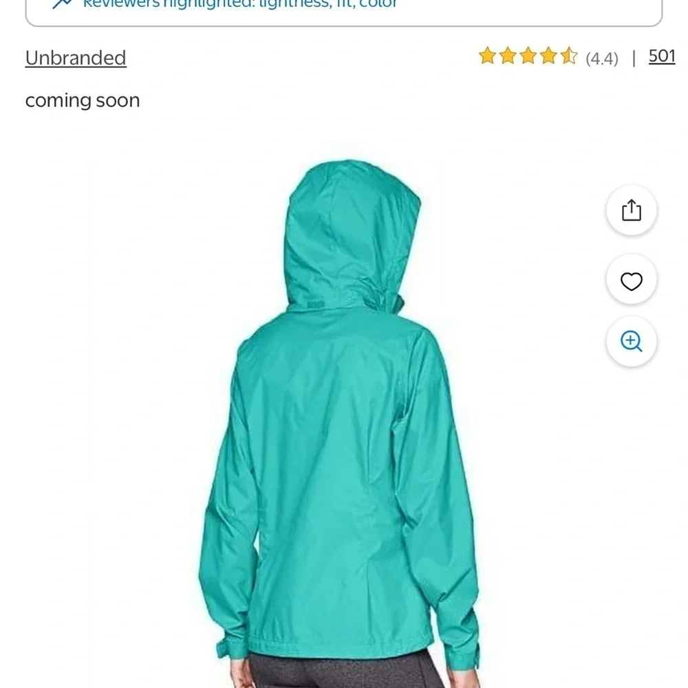 Women's Columbia Switchback III Hooded Packable Jacket Color: Teal Jacket